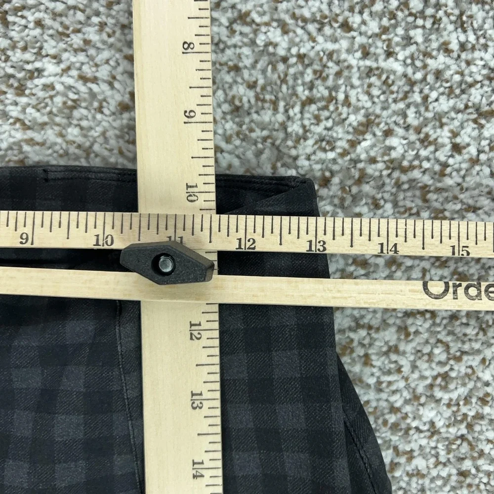 Lululemon Pants Womens 8 Gray Check High‎ Rise Here to There Crop Career Office